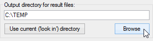 select a folder