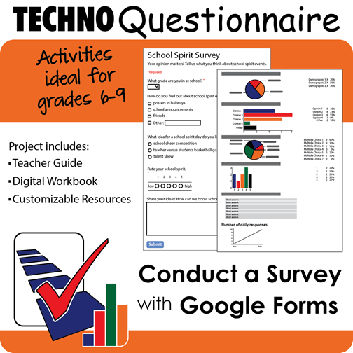 TechnoQuestionnaire lessons for Google Forms