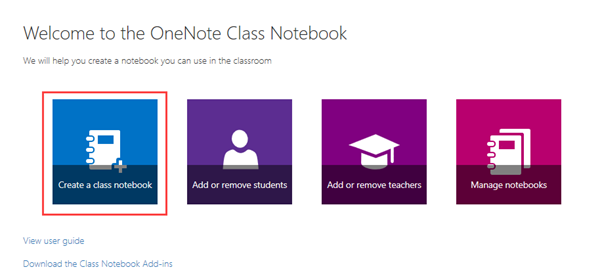 Select Create Notebook